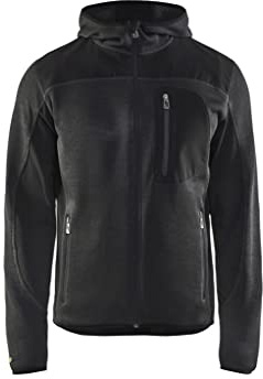 Blaklader 49302117 GESTRICKTE JACKET, Dunkelgrau / Schwarz, grootte XXS