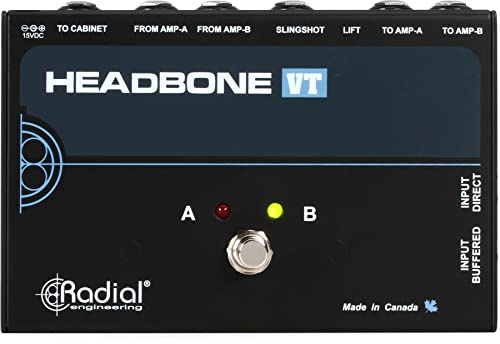 Tonebone Headbone VT Gitarren-Effektschalter – Schwarz