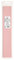 Papier crépon Rose pastel 2,50 m x 0,50 m
