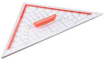 Geo-Dreieck Geometriedreieck mit Griff groß