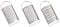 Orthex 912345: Mini grater 3 pcs - Stainless steel