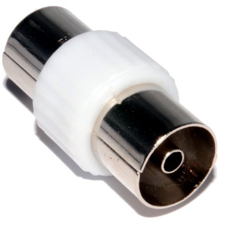 kenable TV Freeview RF Aerial Cable Joiner Female to Female Coupler Nickel