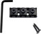 Musiclily 42mm Locking Nut für Floyd Rose Tremolo Systeme E-Gitarre, Schwarz