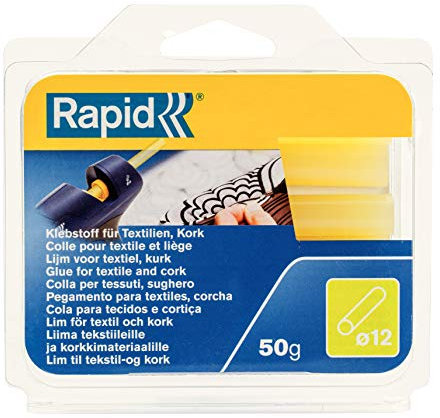 Rapid Klebesticks Textilien Durchmesser 12 x 94 mm, 50 g, 40107353