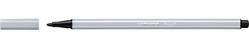 3 X STABILO Pen 68 Odourless-Light Grey