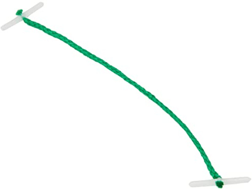 Whitecroft TS-120316 Essentials Plastic Ended Treasury Tag, 127mm, Green, Pack of 100