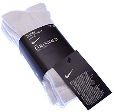 3 Paar NIKE Value Crew Socken in Farbe Weiß Größe XL (46-50)