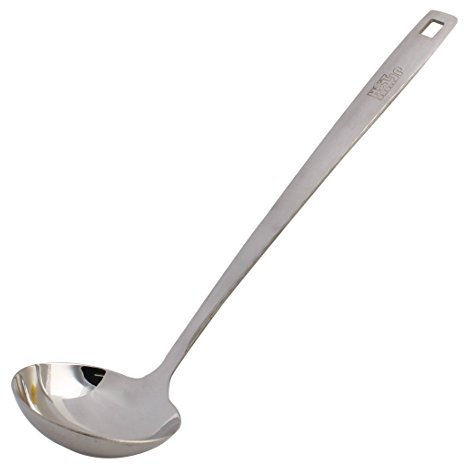 sourcingmap Maison Ustensiles Inox louche cuillère à soupe crème bouillie 28cm long