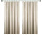 WOLTU 2er Set Gardinen Vorhänge Blickdicht mit Kräuselband, 250g/m² Schwere Verdunklungsvorhänge Thermovorhang Kälteschutz Damast Optik lichtdicht für Wohnzimmer Schlafzimmer, 135x175 cm Creme