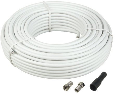 Megasat Frankana Sat-Kabel mit F-Steckern, 20M Länge