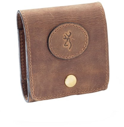 Browning Magazines & Sights Crazy Horse Leather Rifle 10 Cartridge Case - Field Tan 12198
