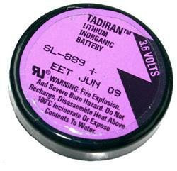 Tadiran SL-889/P Lithium Knopfzelle 3,6V 1000mAh 3er Print/Industriezelle