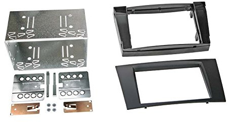 V 381190-28 Radioblende E-Klasse W211 Doppel DIN Farbe: schwarz