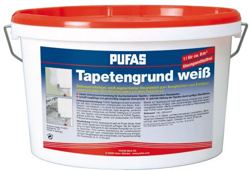 PUFAS Tapetengrund, weiß 5 Liter