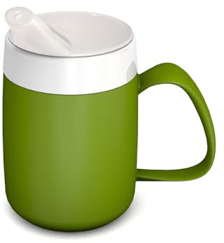 Ornamin Becher mit Trink-Trick mit Schnabelaufsatz, grün