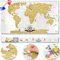 Good and Gadget Scrape Off World Map - Weltkarte zum Rubbeln in Französisch