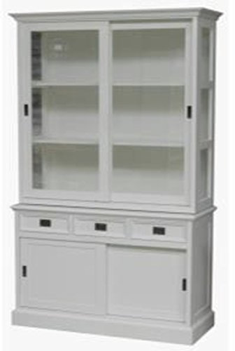 Casa Padrino Shabby Chic Landhaus Stil Schrank Buffetschrank 125cm - Schrank Esszimmer