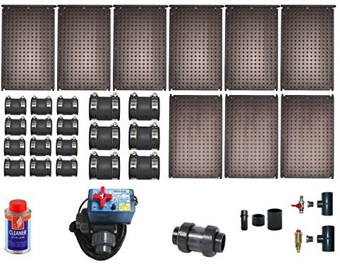 OKU KOMPLETTSET für 24 m² Wasserfläche Poolheizung incl. Regelung im 3 Wege Ventil, Filter usw