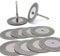 Dophee 10PCS 35mm Diamond Cutting Off Discs with 2 Arbors Rotary Tool for Metal Glass Ceramics Porcelain Carbide Gem Stones
