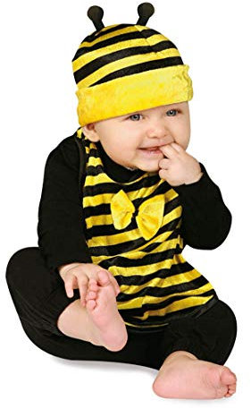 Party-Chic 15241 Baby Toddler Kostüm-Sweet Bee-Lätzchen + Mütze-Gr. 86