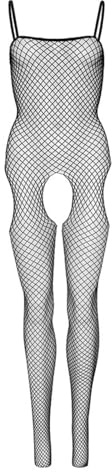 LEG AVENUE Damen 1 Stück Netz Bodystocking mit Halsschlaufe, 1 Stück (1er Pack)