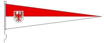 Everflag Langwimpel: Brandenburg + Wappen 200cm