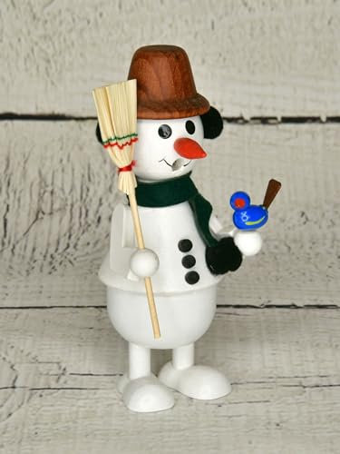 Ratags Räuchermännchen, Schneemann, brauner Hut