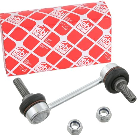 febi bilstein 27421 Verbindungsstange mit Sicherungsmuttern, 1 Stück | Kompatibel mit: ALFA ROMEO 159, 159 Sportwagon, BRERA, SPIDER, FIAT STILO, STILO Multi Wagon