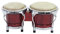 DIMAVERY BG-45 Bongo 4+ 5 weinrot | Professionelles Bongo-Set