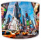Premier Lampenschirme - Durchmesser 25cm New York Times Square Lampenschirme