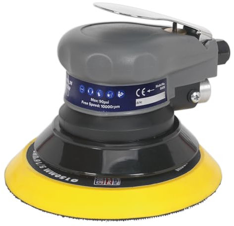 Sealey Sa08 Air Palm Orbital Sander 150Mm