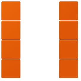 Jung lc504tsa4320s Set Taste 4 Phase Orange vif