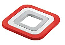Fratelli Guzzini Kitchen Active Design Set Sottopentole, fundición de aluminio, Rosso, One Size