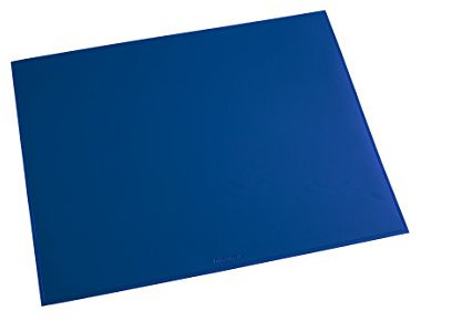 Läufer 40535 Durella Schreibtischunterlage, 40x53 cm, blau, rutschfeste Schreibunterlage für hohen Schreibkomfort, abwischbar