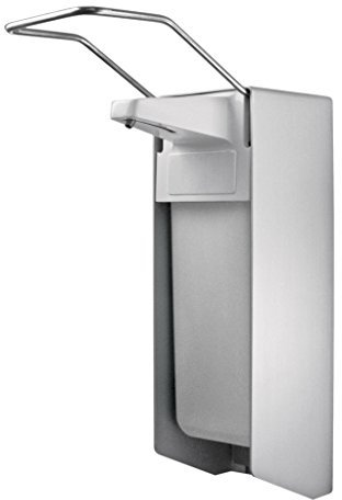 Temdex Desinfektionsmittelspender - Edelstahlpumpe 500 ml - Silber