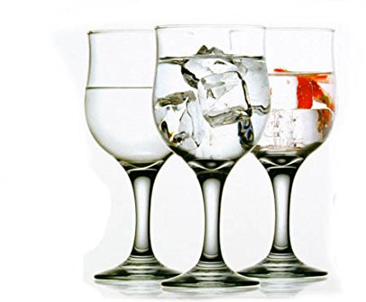 flori' Set mit 6 Kelchgläsern, Wasserglas, 320 cc, transparent