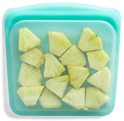 Stasher - Aqua del bolso del almacenaje del emparedado - 15 oz.