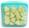 Stasher Silikonbeutel für Lebensmittel, Sandwich Bag (Aqua) | wiederverwendbare Gefrierbeutel | abwaschbarer Zip Beutel | 21 x 20,3 x 1,3 cm / 440 ml