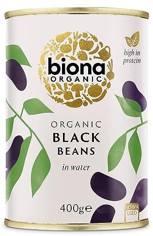 Biona Organic Black Beans, 400g