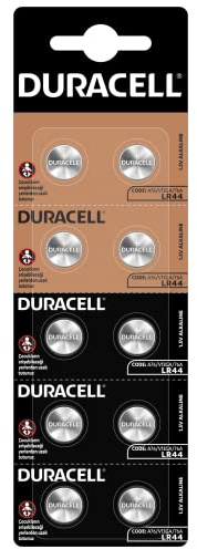 Duracell LR44 Duralock 1.5V Button Cell Battery 10 pack Exp. 2018 Or Better (Replaces: LR44, CR44, SR44, 357, SR44W, AG13, G13, A76, A-76, PX76, 675, 1166a, LR44H, V13GA, GP76A, L1154, RW82B, EPX76, SR44SW, 303, SR44, S303, S357, SP303, SR44SW) Duracell Brand Name Batteries