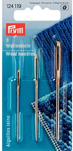 Prym 124119 Stricknadeln ohne Spitze, Nr. 1,3,5, Gold