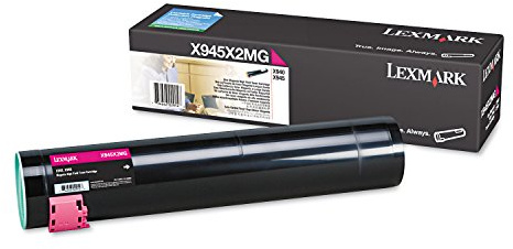 Lexmark X945X2MG High-Yield Toner, 22000 Page-Yield, Magenta, Sold as 1 Each