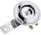 Hashiru Hupe Klein 6V - Universelles Tellerhorn für Fahrzeuge - Verchromt - 65mm Durchmesser - 100dB neutral
