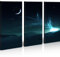 islandburner Bild Bilder auf Leinwand Sun Moon XXL Poster Leinwandbild Wandbild art up your life ®