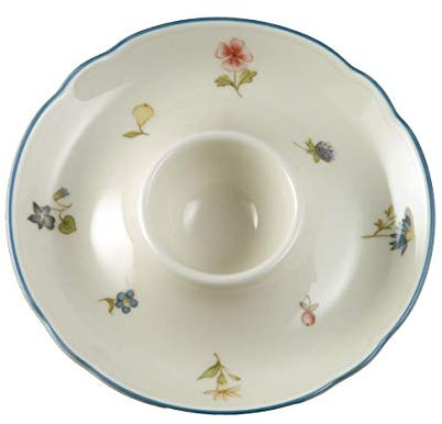 Seltmann Weiden 001.293405 Marieluise Streublume Eierbecher mit Ablage, Porzellan, Bunt