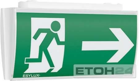 ESYLUX EN10061837 Fluchtweg-Notbeleuchtung Deckenmontage rechts