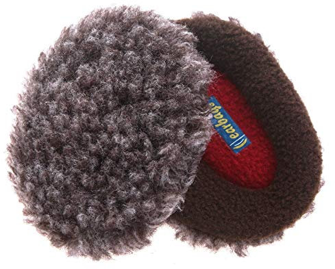 Earbags Ohrenwärmer Lammfell Imitat, braun, Small