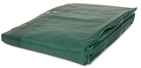 Windhager 07043 Bâche de Protection pour Bois Extra résistante en Tissu indéchirable - Grammage 210 g/m² - 2 x 10 m, Vert