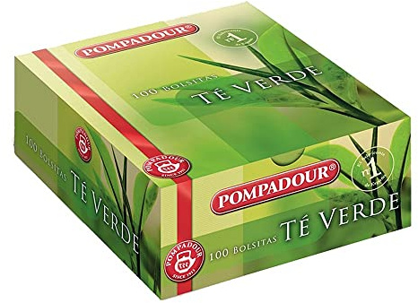 Te Verde Pompadour 100 Bolsitas
