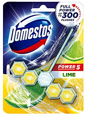 Domestos Power 5 Lime Toilet Rim Blocks 55 g